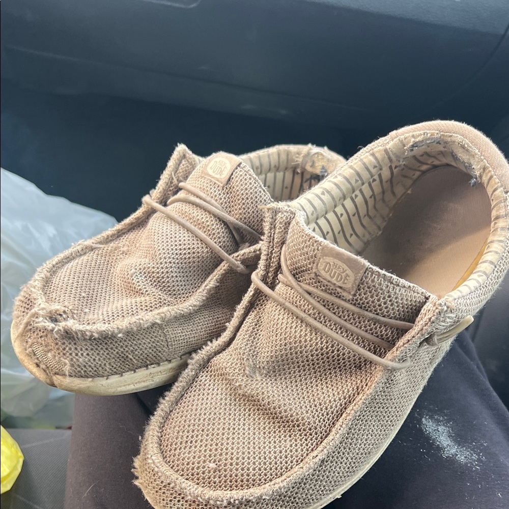 Hey Dude Kids Moccasins in Tan